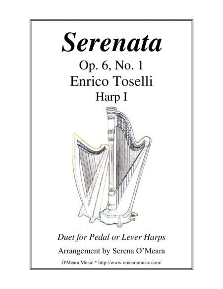 Free Sheet Music Serenata Op 6 No 1 Harp I