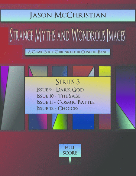 Free Sheet Music Series 3 From Strange Myths And Wondrous Images A Comic Book Chronicle For Concert Band