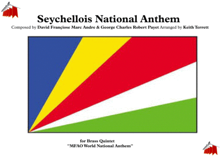 Free Sheet Music Seychelles Seychelloise Seselwa National Anthem For Brass Quintet