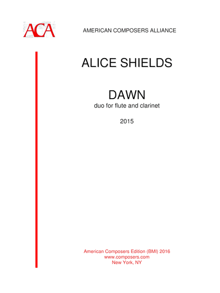 Shields Dawn Sheet Music