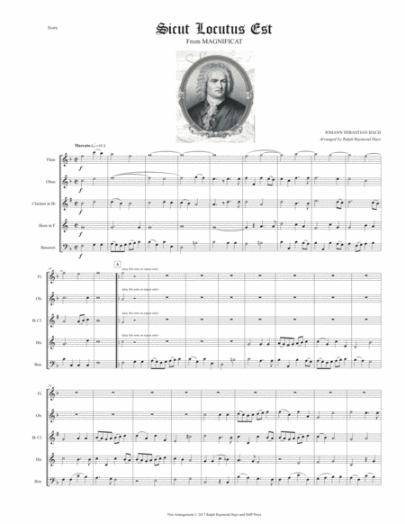 Sicut Locutus Est Sheet Music