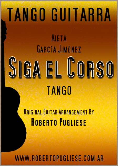 Siga El Corso Guitar Tango Sheet Music