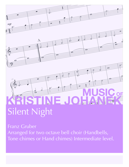 Silent Night 2 Octave Handbells Tone Chimes Or Hand Chimes Sheet Music