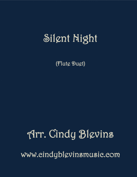 Free Sheet Music Silent Night Arranged For Flute Duet