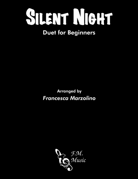 Silent Night Easy Duet Sheet Music