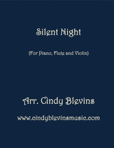 Free Sheet Music Silent Night For Piano Flute And Violin