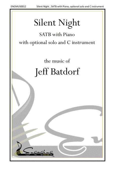 Silent Night Satb With Piano Optional Solo And C Instrument Sheet Music