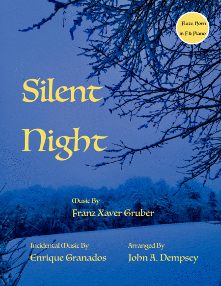 Free Sheet Music Silent Night Trio For Flute Horn In F And Piano