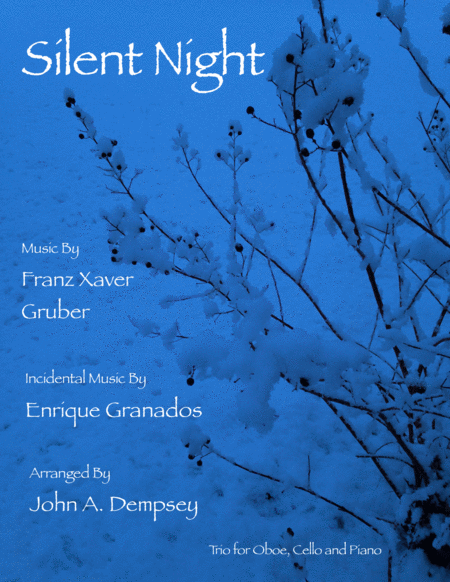 Free Sheet Music Silent Night Trio For Oboe Cello And Piano