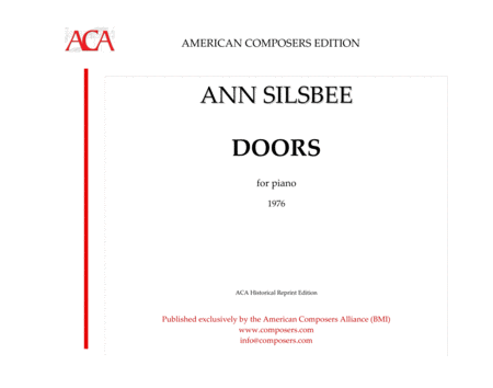 Silsbee Doors Sheet Music