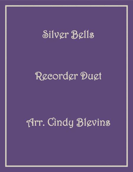 Free Sheet Music Silver Bells Recorder Duet