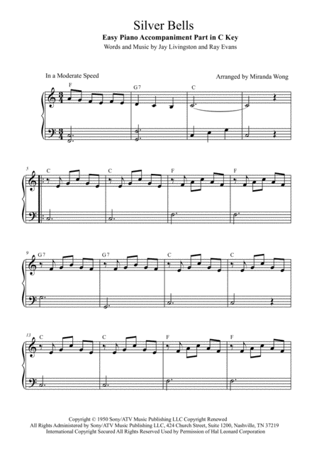 Silver Bells Tenor Or Soprano Saxophone And Piano Accompaniment Sheet Music