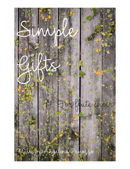 Free Sheet Music Simple Gifts For Flute Choir