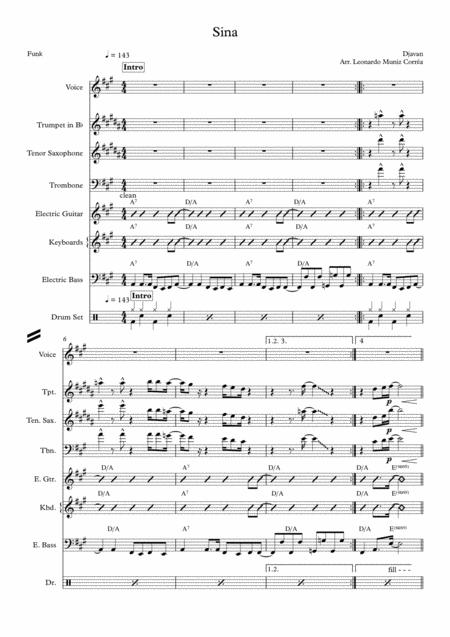 Sina Djavan Sheet Music