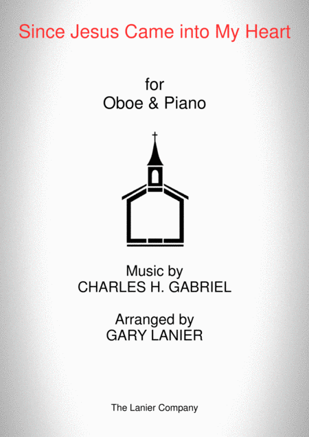 Since Jesus Came Into My Heart Oboe Piano And Oboe Part Sheet Music