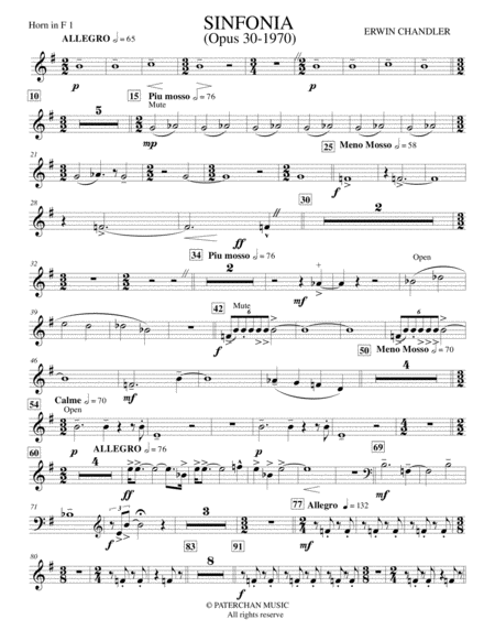 Free Sheet Music Sinfonia For Winds