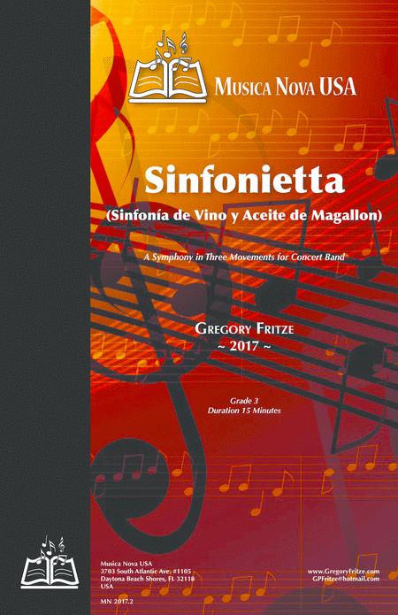 Sinfonietta A Symphony In Three Movements For Grade 3 Concert Band Sheet Music