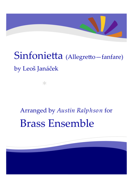 Free Sheet Music Sinfonietta I Allegretto Fanfare Brass Ensemble