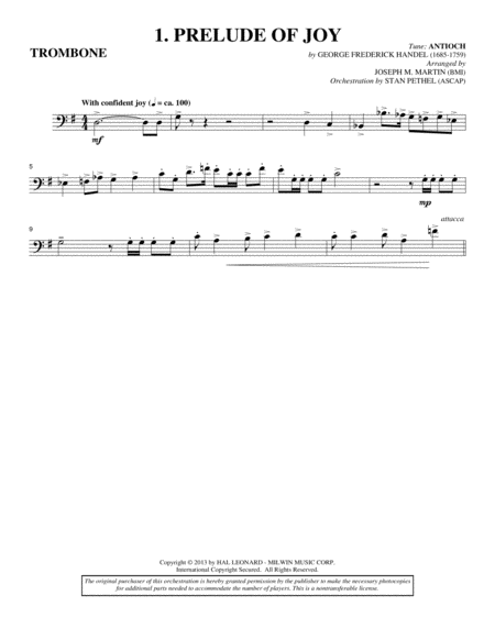 Sing A Song Of Christmas Trombone Sheet Music