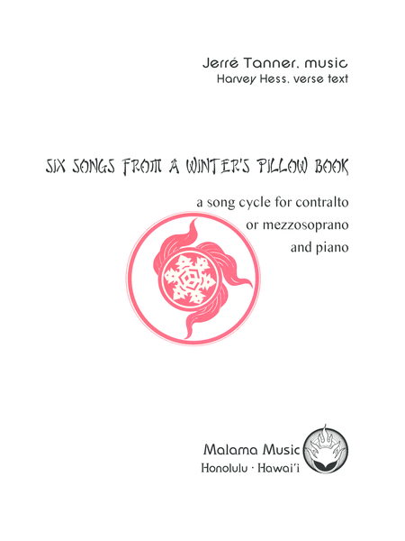 Six Songs From A Winters Pillow Book Sheet Music