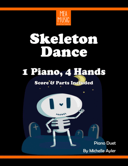 Skeleton Dance 1 Piano 4 Hands Sheet Music