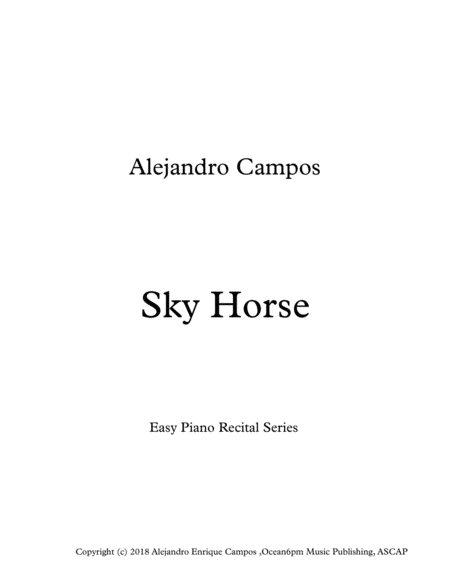 Sky Horse Sheet Music