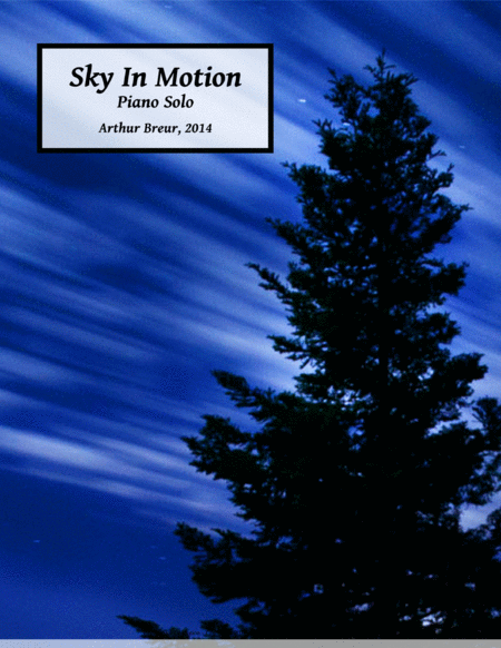 Free Sheet Music Sky In Motion Piano Solo Album Photo Cover Edition