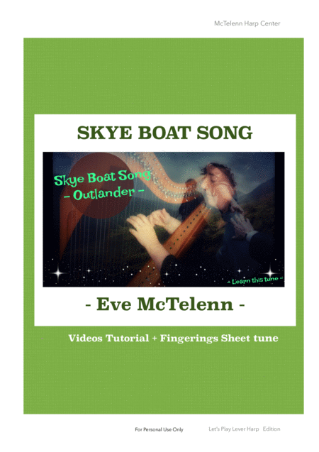 Skye Boat Song Outlander Theme Only Score Sheet Music