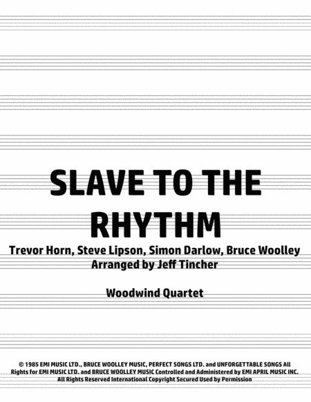 Free Sheet Music Slave To The Rhythm