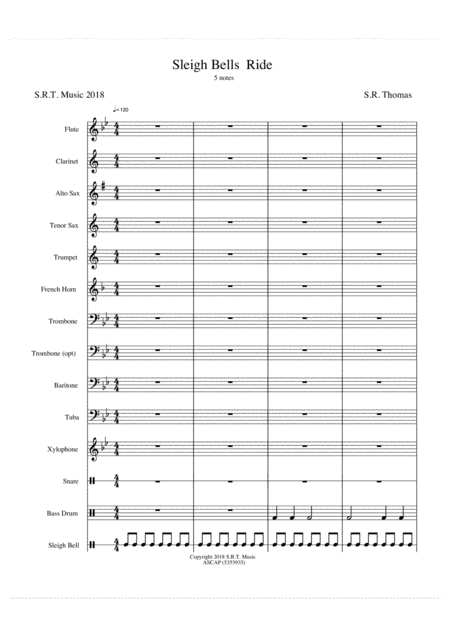 Sleigh Bells Ride Sheet Music