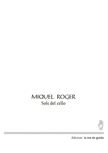 Sols Del Cello Sheet Music