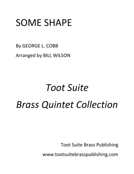 Free Sheet Music Some Shape