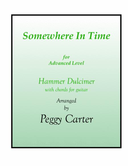 Free Sheet Music Somewhere In Time Advanced Hammer Dulcimer Solo