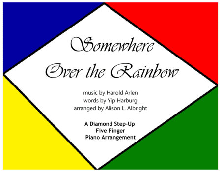 Free Sheet Music Somewhere Over The Rainbow Easy Piano