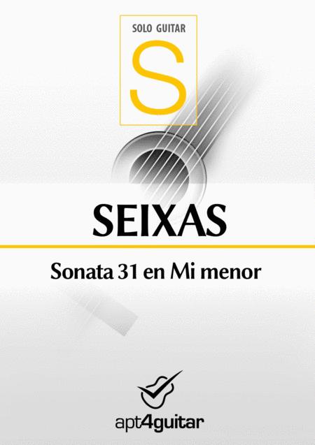Free Sheet Music Sonata 31 En Mi Menor