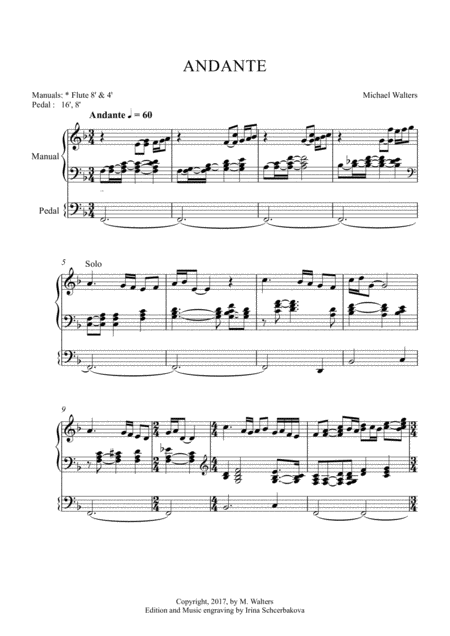 Sonata Andante Sheet Music