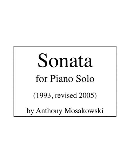 Free Sheet Music Sonata For Piano Solo