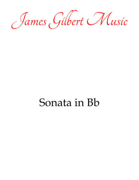 Free Sheet Music Sonata In Bb Major K 333