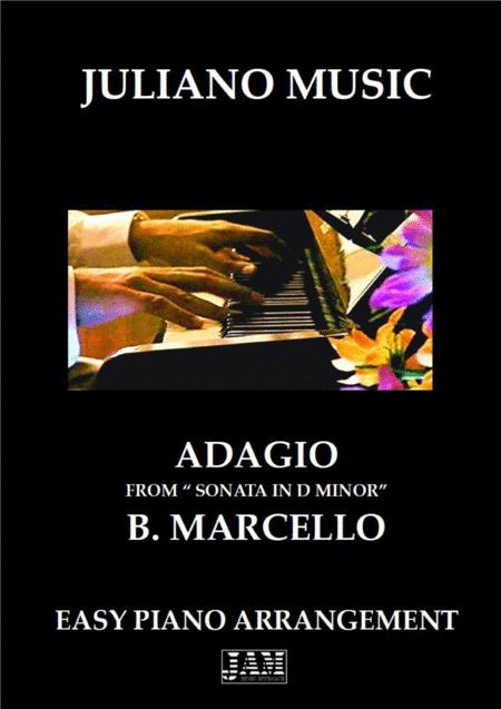 Sonata In D Minor Easy Piano C Version B Marcello Sheet Music