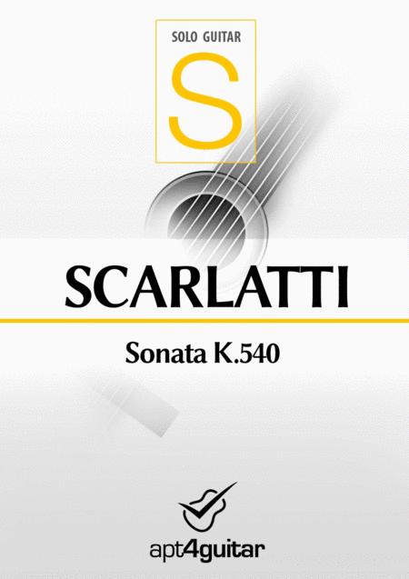 Sonata K 540 Sheet Music