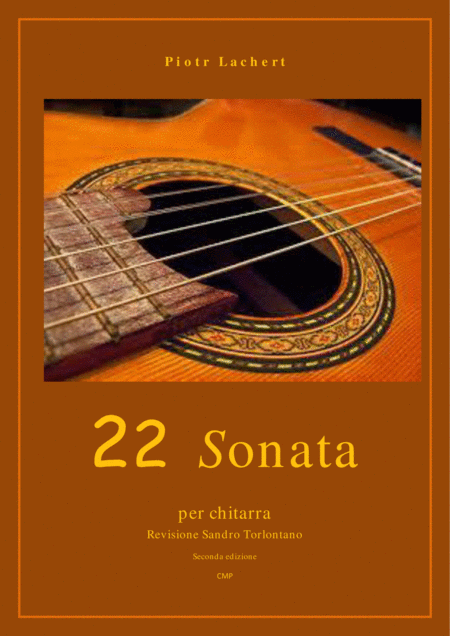 Sonata No 22 Per Chitarra Solo Sheet Music