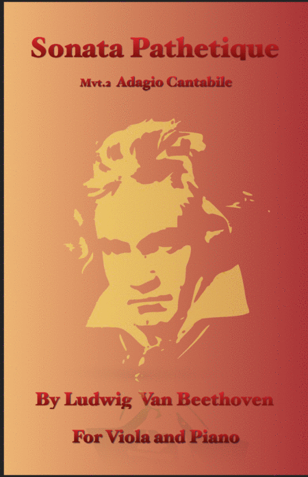 Free Sheet Music Sonata Pathetique Adagio Cantabile By Beethoven For Viola And Piano