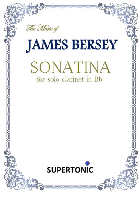 Sonatina For Solo Clarinet In Bb Sheet Music