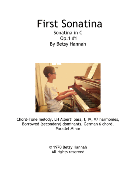 Sonatina In C Op 1 1 Sheet Music