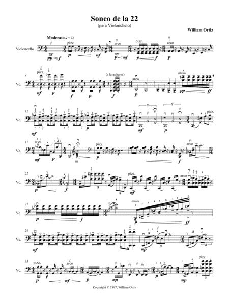 Free Sheet Music Soneo De La 22