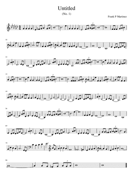 Song In Key Of F Major Sheet Music