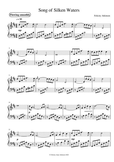 Song Of Silken Waters Sheet Music