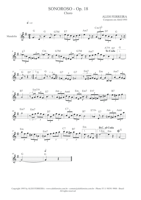 Free Sheet Music Sonoroso Op 18