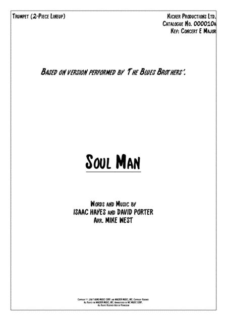 Soul Man 2 Piece Brass Section Sheet Music