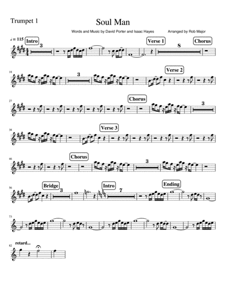 Soul Man Sheet Music